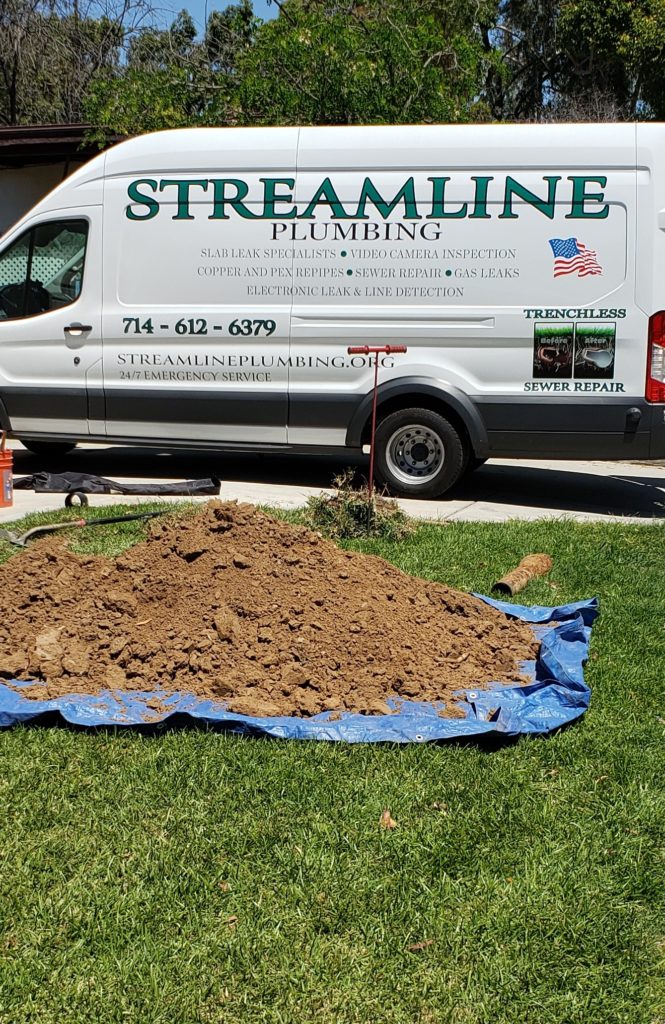 sewer pipe repair cleaing plumber Anaheim